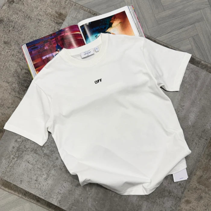 OW SPRAY ARROW T SHIRT - WHITE