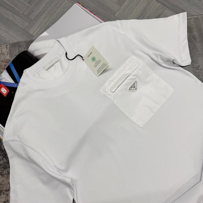 PDA POCKET T SHIRT - WHITE