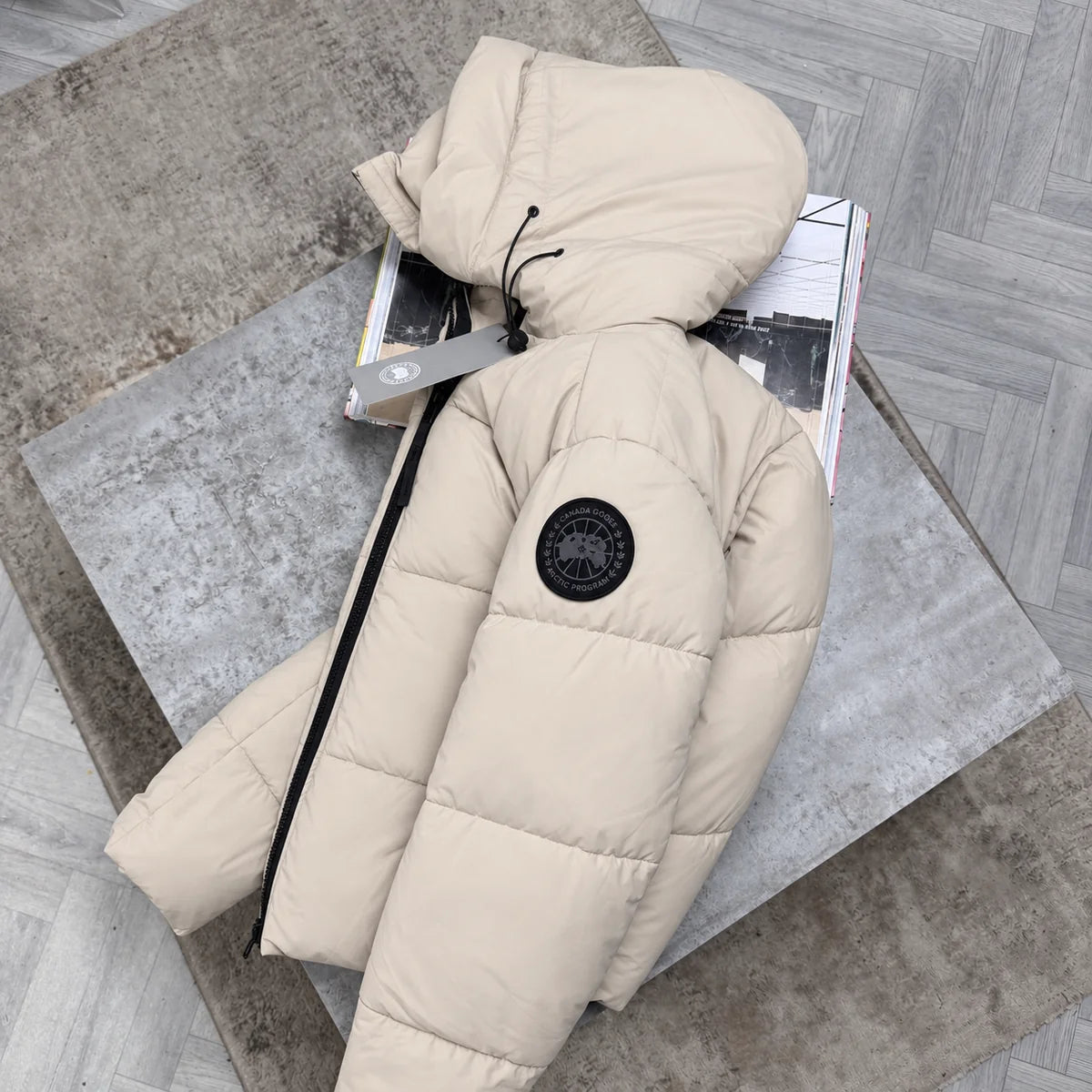 CG CROFTON PUFFER COAT - CREAM