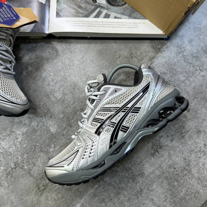 ACS KAYANO 14 TRAINERS - SILVER / BLACK