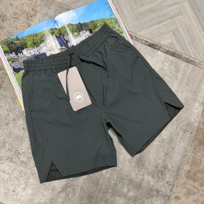 MNCLR STRIPED BAGGED SWIMS - LIGHT GREY