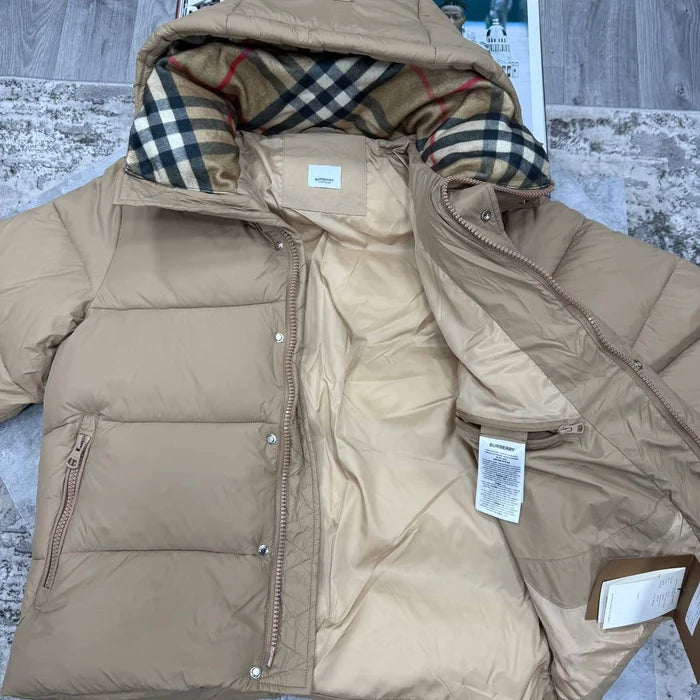 BBR HALSBY PUFFER JACKET - BEIGE
