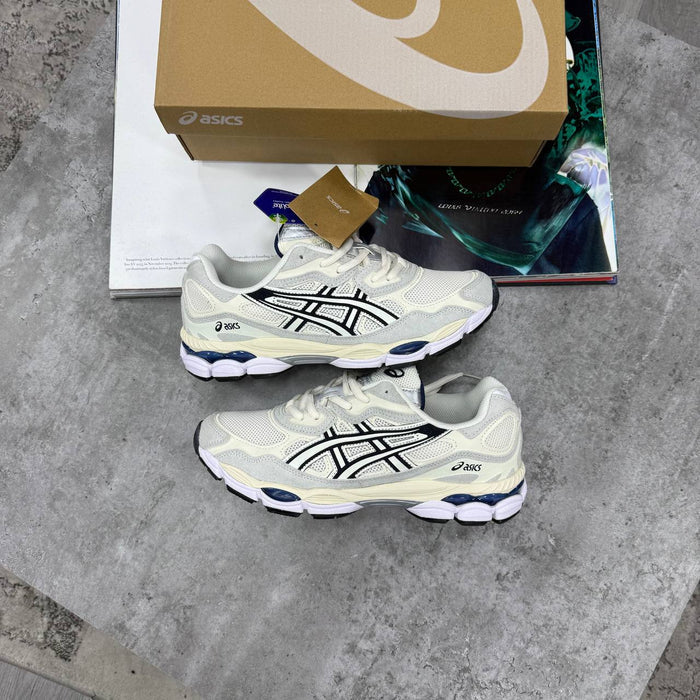 ACS GEL TRAINERS - WHITE/NAVY