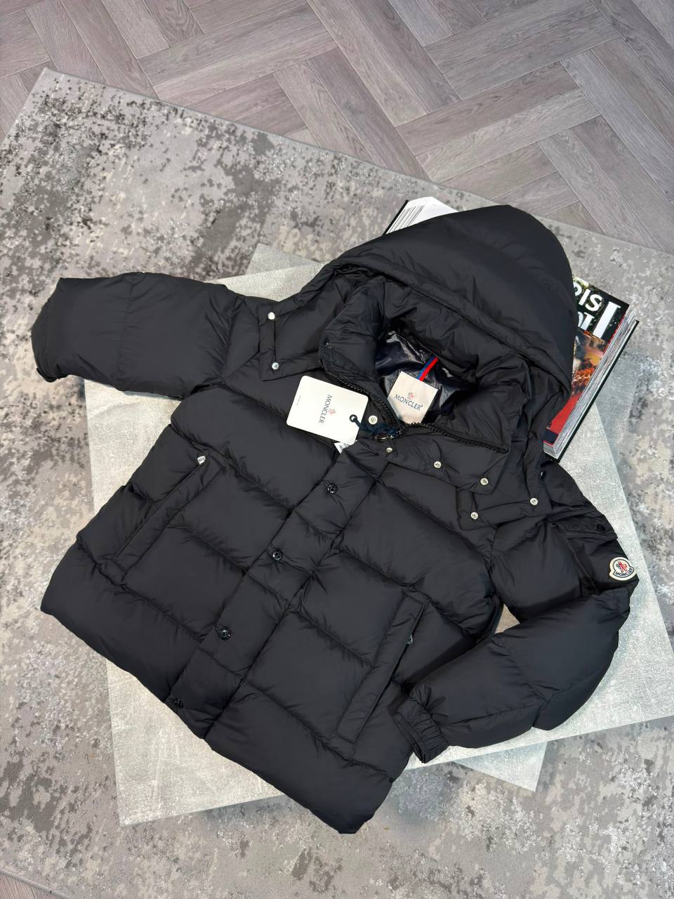 MNCLR PUFFER COAT BLACK