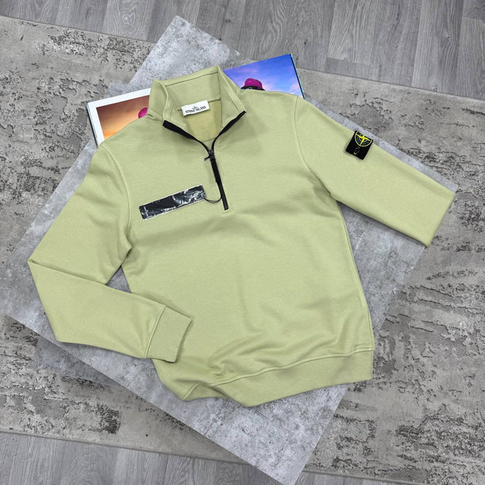 SI HALF ZIP JUMPER - OLIVE