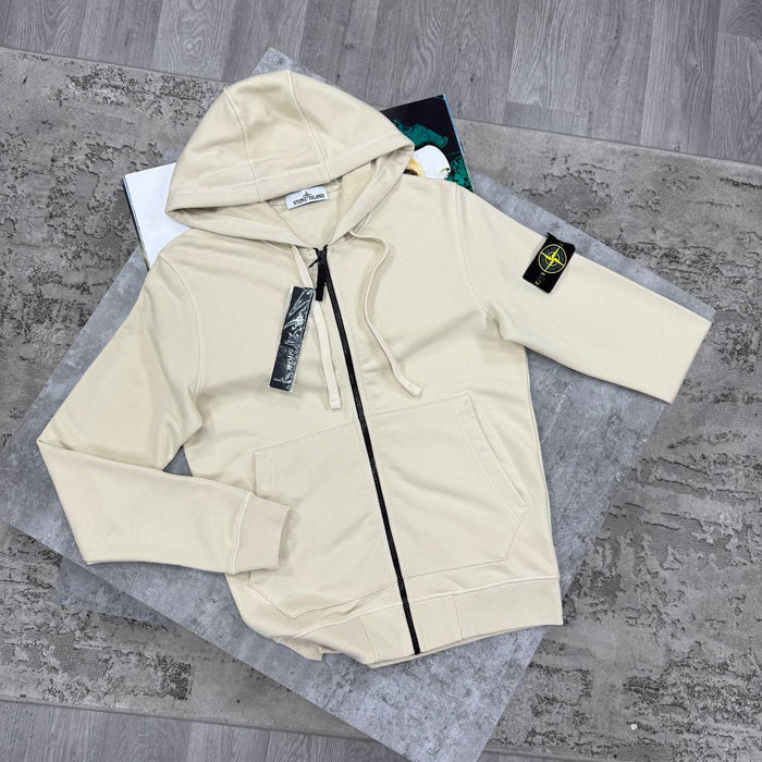 SI HOODED JACKET - BEIGE