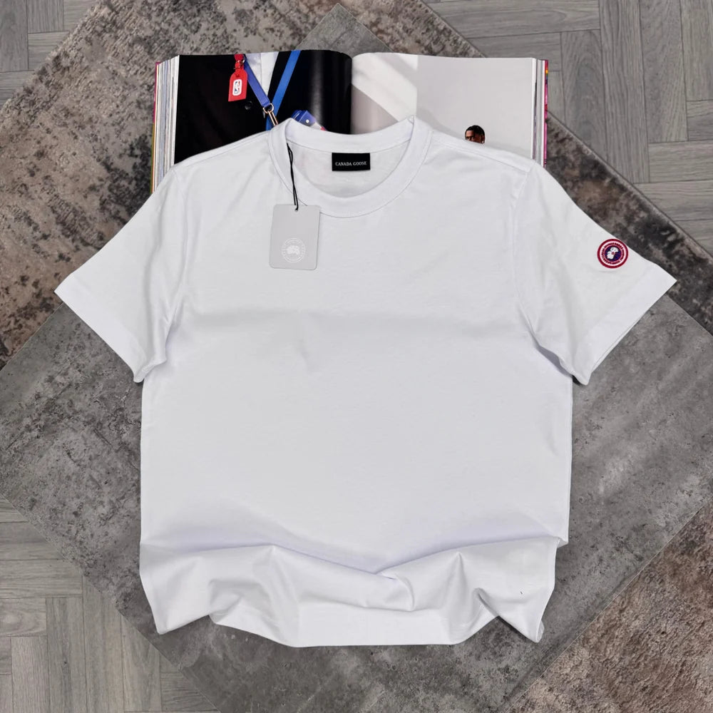 CG GLADSTONE RELAXED T SHIRT - WHITE