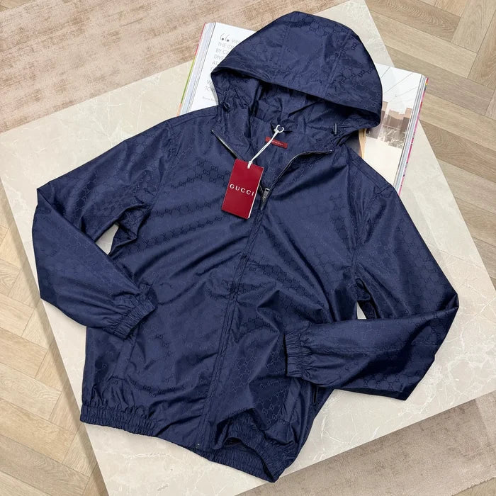 GCI REPEAT LOGO WINDBREAKER - NAVY