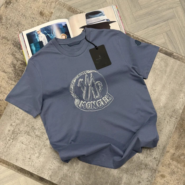 MNCLR SKETCH T SHIRT - PALE BLUE