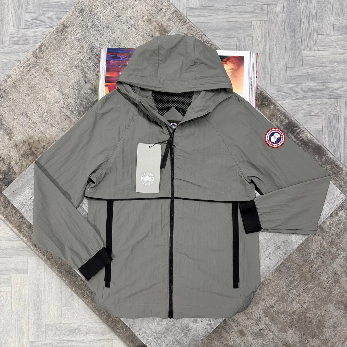 CG FABER HOODED JACKET - GREY