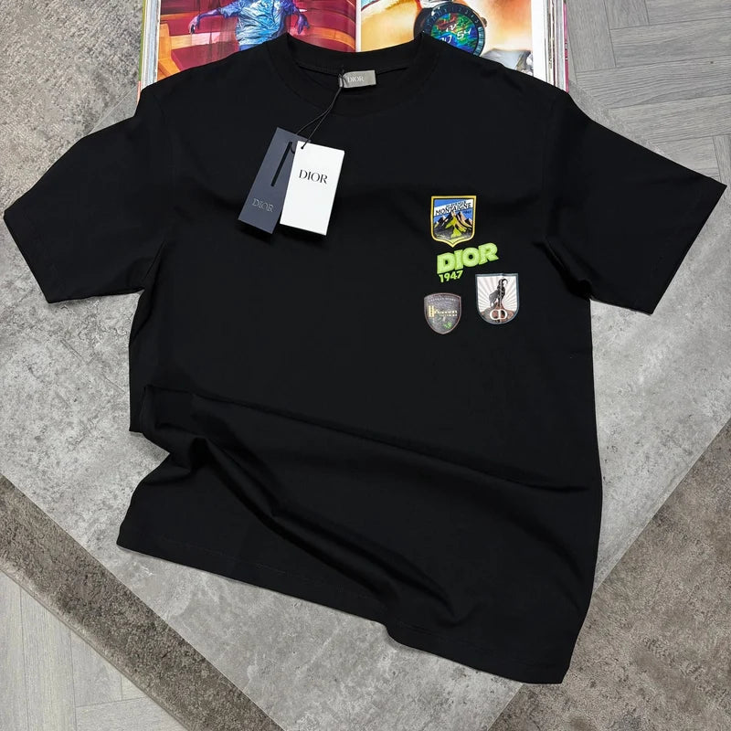 CD PATCH LOGO T SHIRT - BLACK