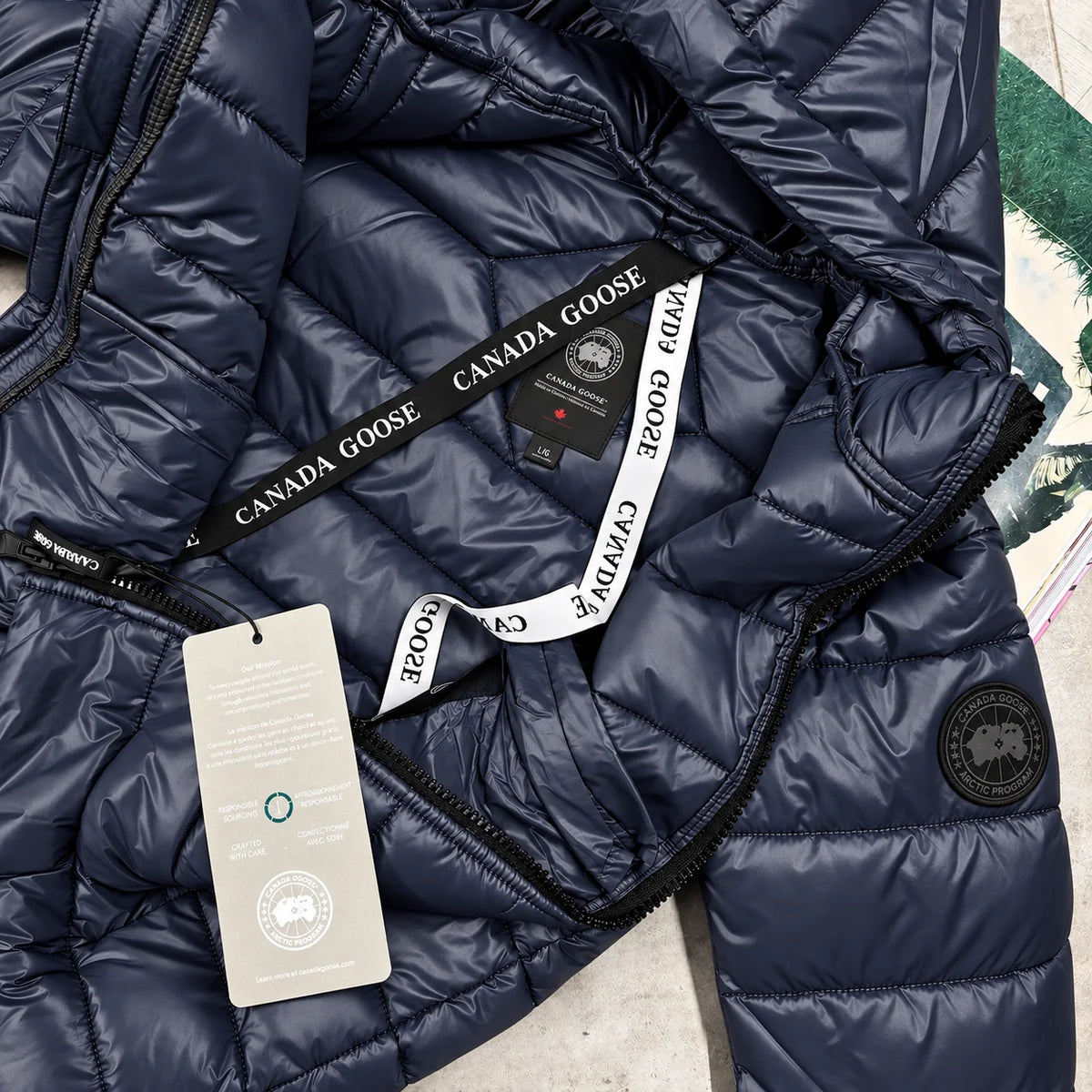 CG CROFTON BLACK BADGE COAT - NAVY