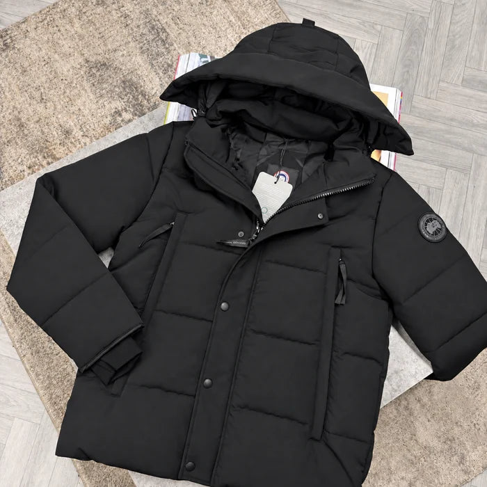 CG FURLESS BLACK BADGE WYNDHAM COAT - BLACK
