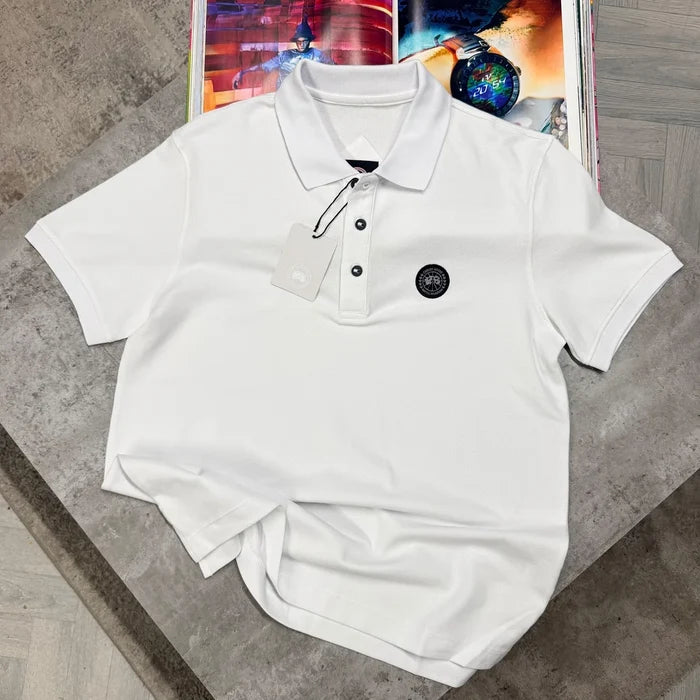 CG BLACK BADGE POLO - WHITE