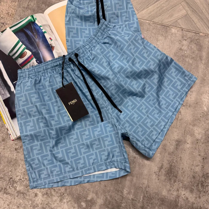 FDI PRINT SWIM SHORTS - BLUE
