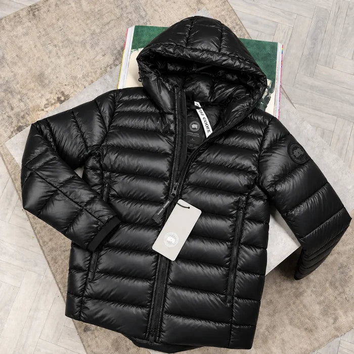 CG CROFTON BLACK BADGE COAT - BLACK