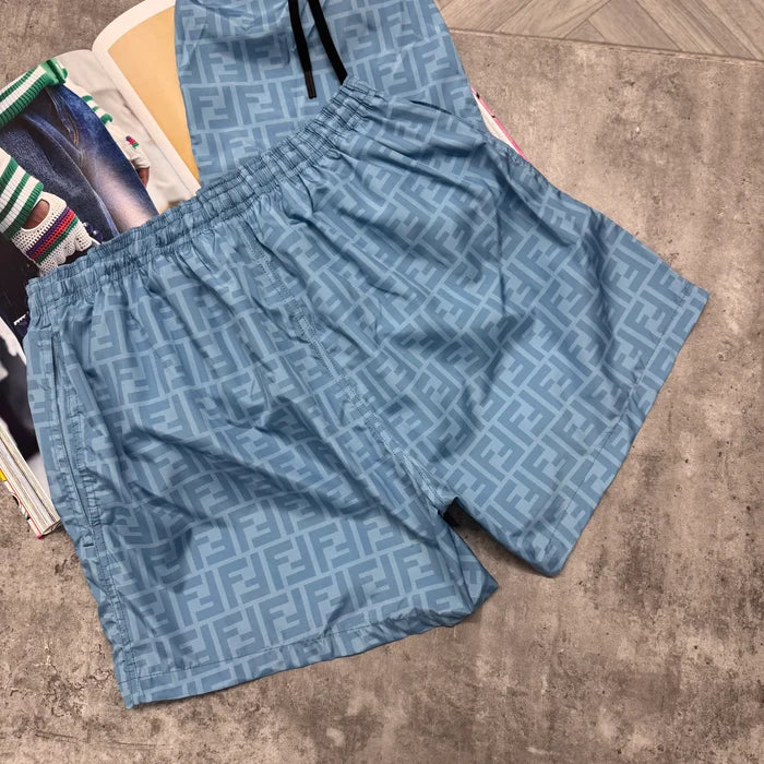 FDI PRINT SWIM SHORTS - BLUE