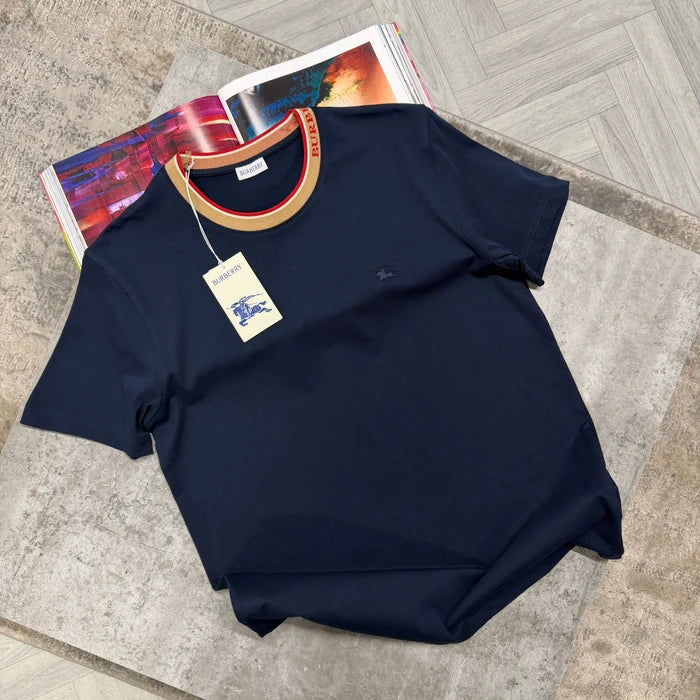 BBR COLLAR T SHIRT - BLACK