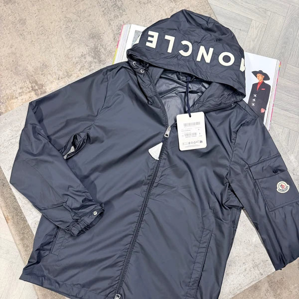 MNCLR SASSIERE HOODED JACKET - NAVY