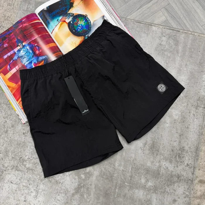 SI NYLON SWIM SHORTS - BLACK