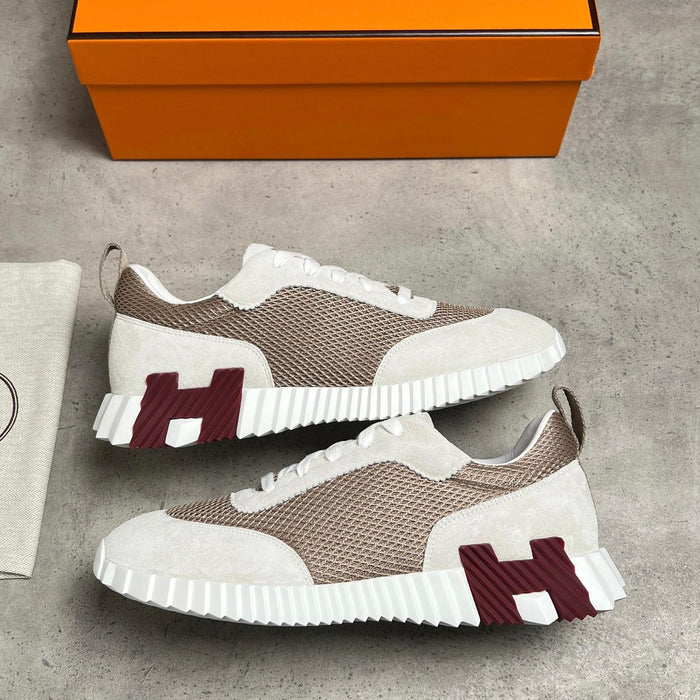 H TRAINER - WHITE / BEIGE