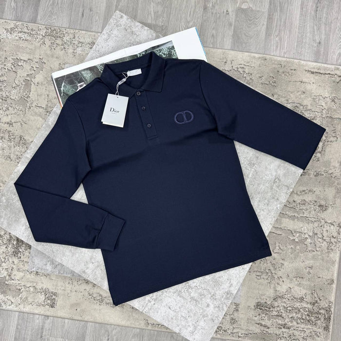 CD LONGSLEEVE POLO - NAVY