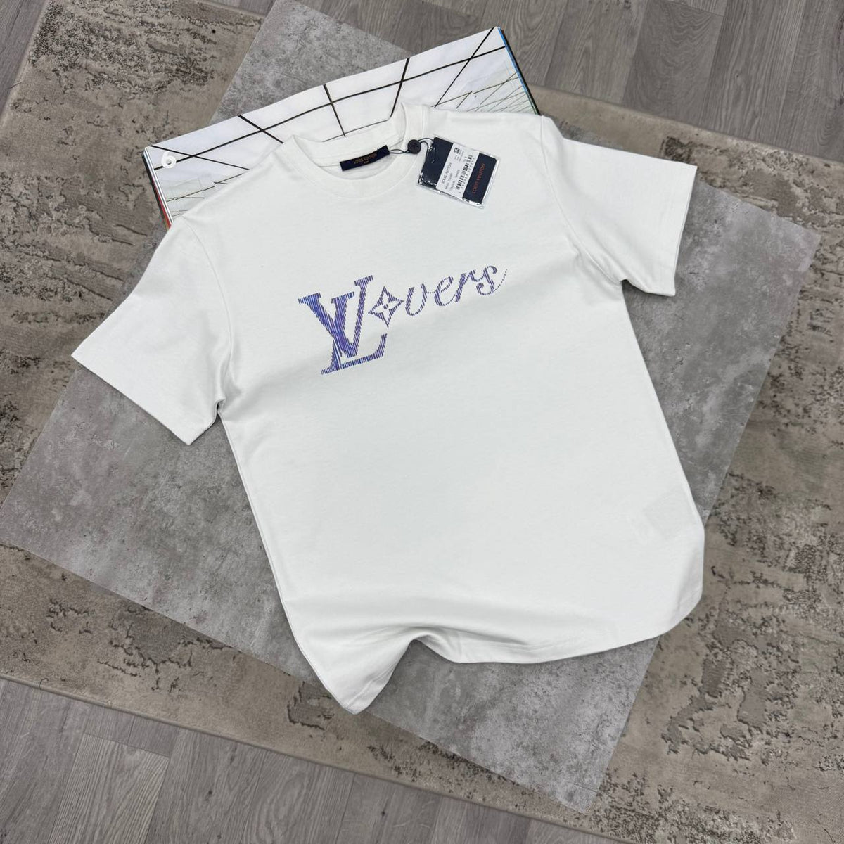 LV LOVERS TEE WHITE