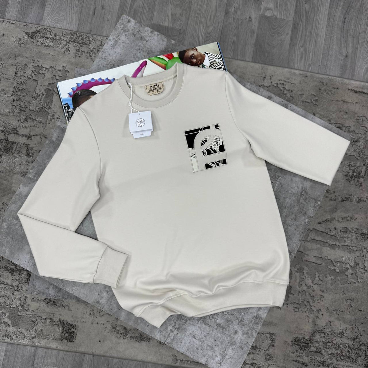 BBR HALF ZIP BEIGE