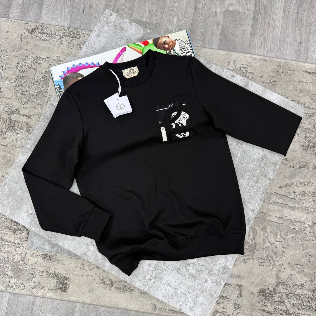 BBR HALF ZIP BLACK