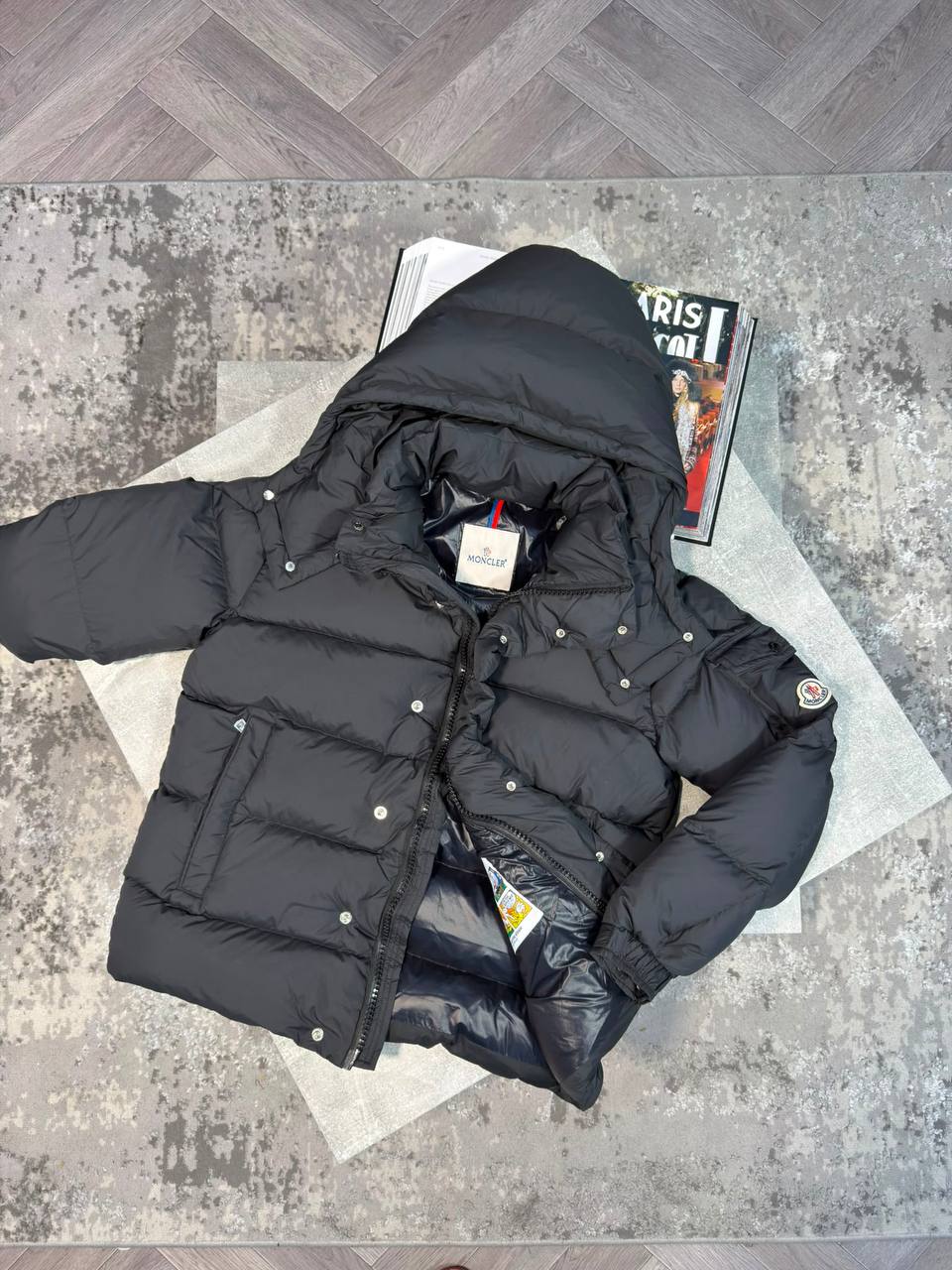 MNCLR PUFFER COAT BLACK
