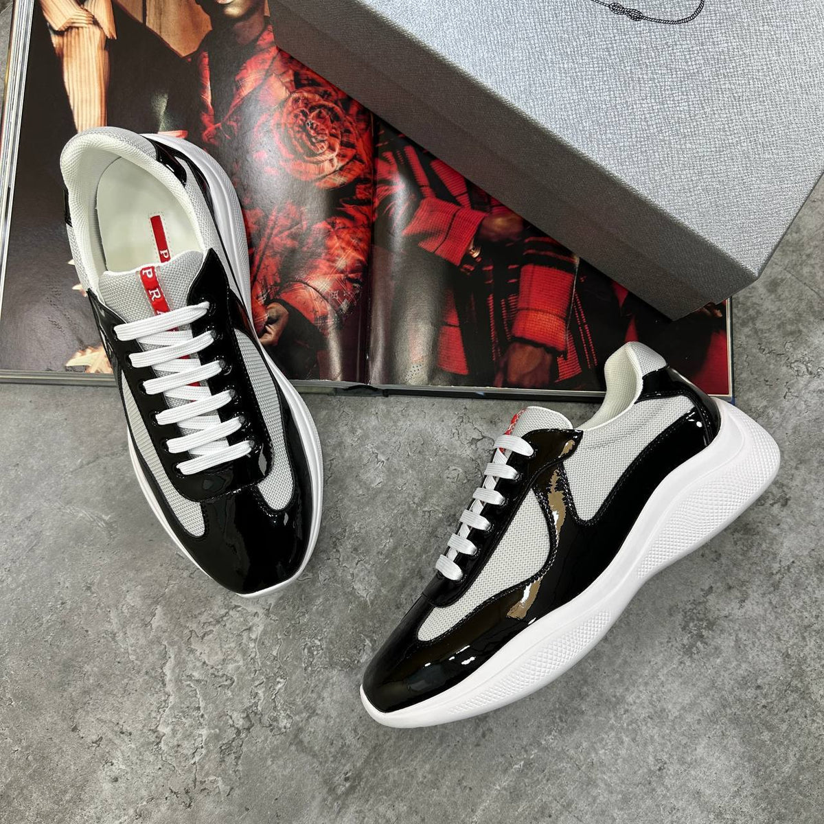 PRDA CUPS WHITE/BLACK