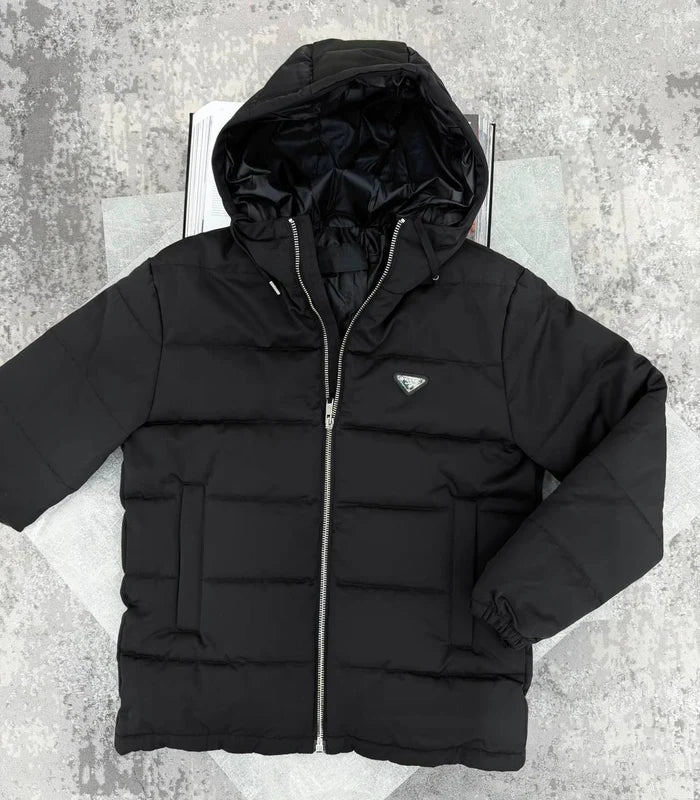 PDA PUFFER JACKET - BLACK