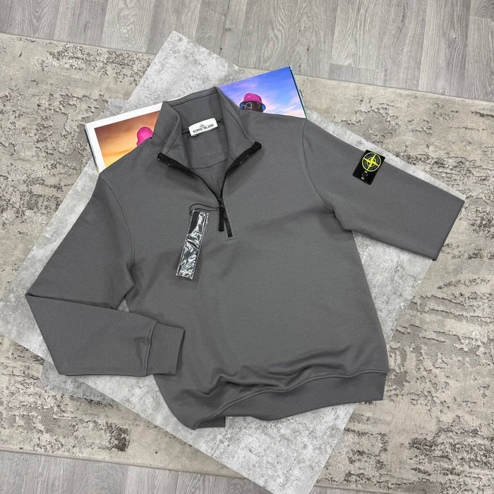 SI HALF ZIP JUMPER - ANTHRACITE