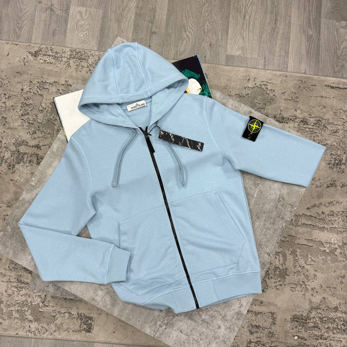 SI HOODED JACKET - SKYBLUE