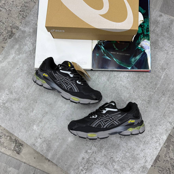 ACS GEL TRAINERS - BLACK/GREY/GOLD