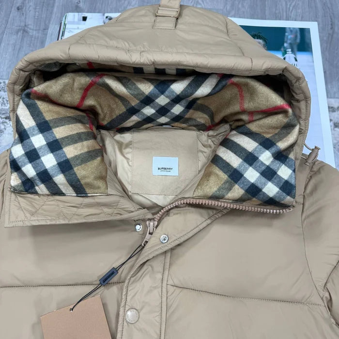 BBR HALSBY PUFFER JACKET - BEIGE